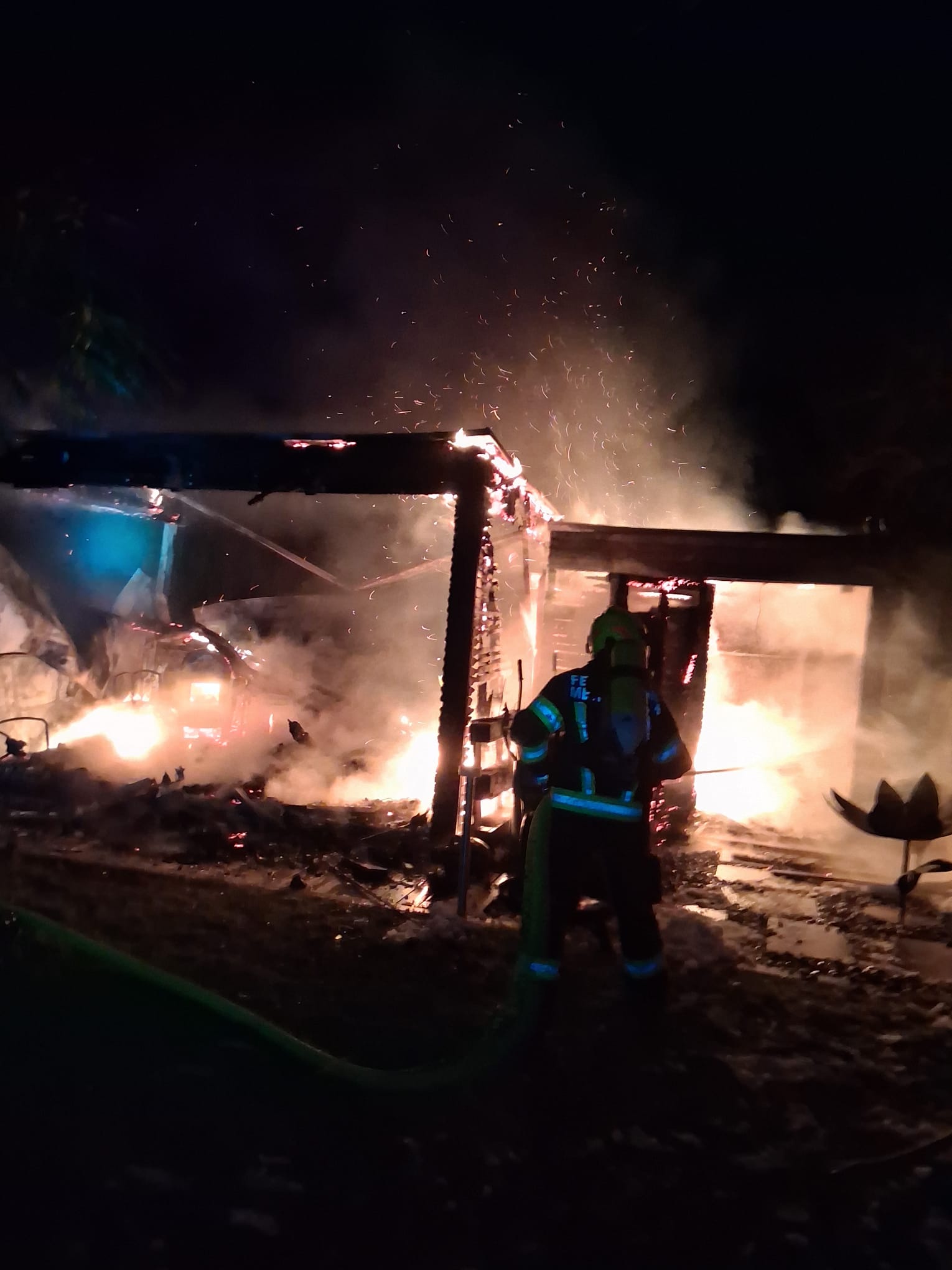 21.02.2026 Brand Nebengebäude in Aich